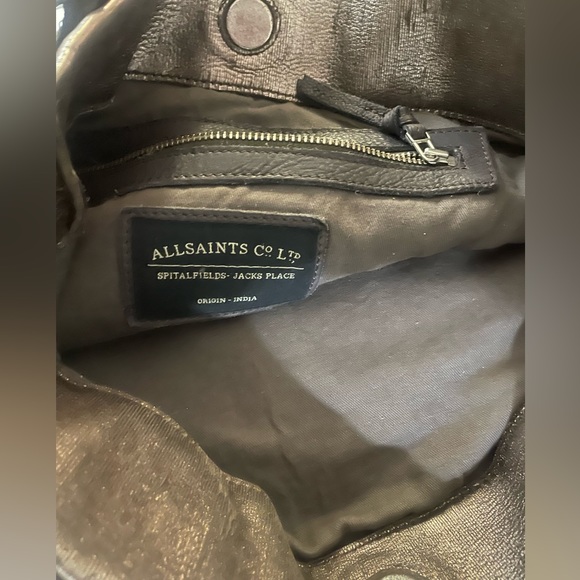 All Saints pewter large bag. Excellent condition! - Picture 11 of 11